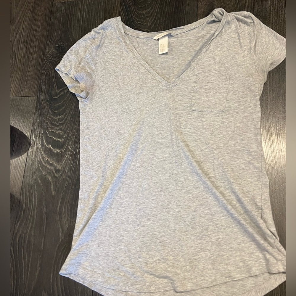 Gray Basic H&M Tshirt with pocket
